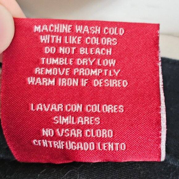 Womens Slim Fit High Waist Plain Solid Black Denim Jeans Goth Emo Judy Blue 1X - Picture 8 of 12